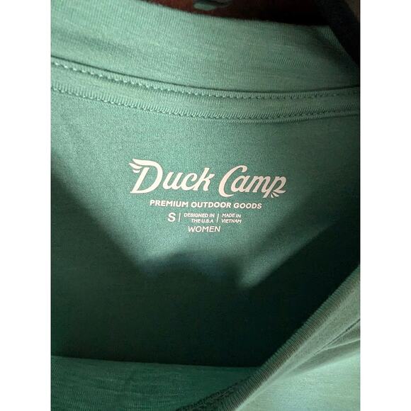 Duck Camp Women's Duck Camp Bamboo Crewneck Sweatshirt Sea Drift SMALL - Picture 2 of 3